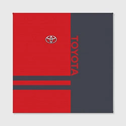 Холст квадратный Toyota, цвет: 3D-принт — фото 2