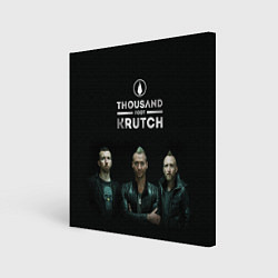 Холст квадратный TFK Band, цвет: 3D-принт