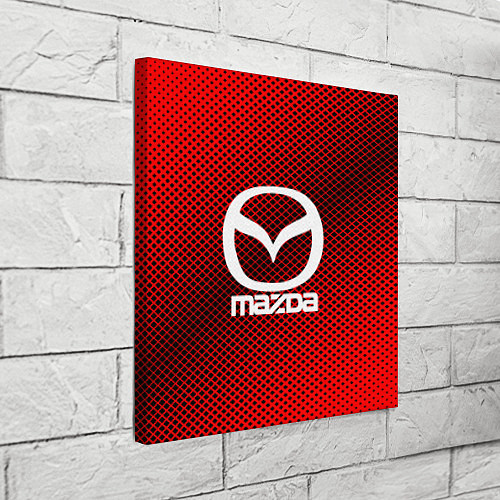 Картина квадратная Mazda: Red Carbon / 3D-принт – фото 3