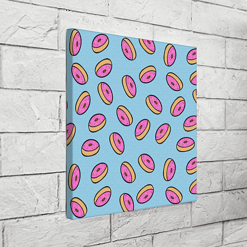 Картина квадратная Стиль пончиков / 3D-принт – фото 3