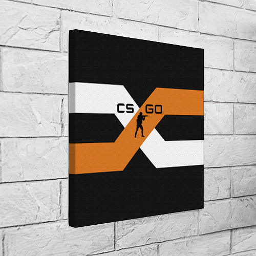 Картина квадратная CS:GO X / 3D-принт – фото 3