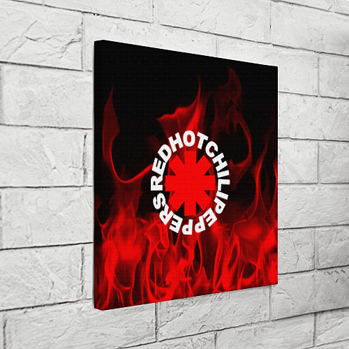 Картина квадратная RHCP: Red Flame / 3D-принт – фото 3
