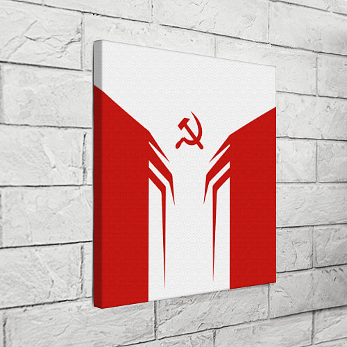 Картина квадратная СССР воин / 3D-принт – фото 3