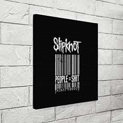 Холст квадратный Slipknot: People Shit, цвет: 3D-принт — фото 2