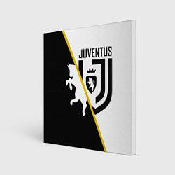 Холст квадратный FC Juventus: Football Point, цвет: 3D-принт