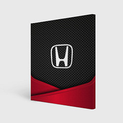 Холст квадратный Honda: Grey Carbon, цвет: 3D-принт