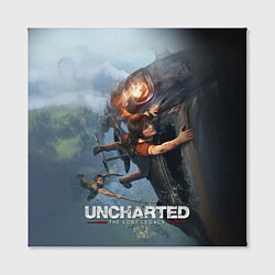 Холст квадратный Uncharted: The Lost Legacy, цвет: 3D-принт — фото 2