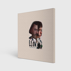 Холст квадратный Leon, цвет: 3D-принт