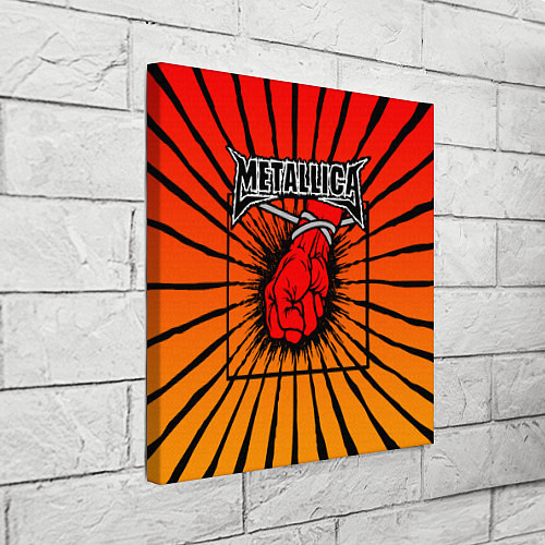 Картина квадратная Metallica Fist / 3D-принт – фото 3