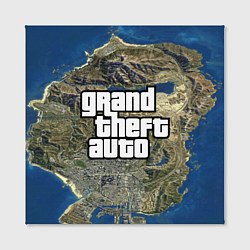 Холст квадратный GTA, цвет: 3D-принт — фото 2