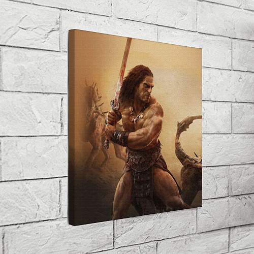 Картина квадратная Конан-варвар / 3D-принт – фото 3