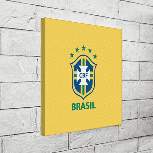 Картина квадратная Brazil Team / 3D-принт – фото 3