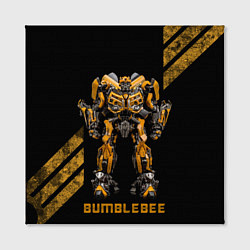 Холст квадратный Bumblebee Auto, цвет: 3D-принт — фото 2