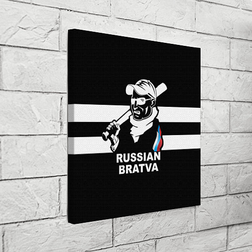 Картина квадратная RUSSIAN BRATVA / 3D-принт – фото 3