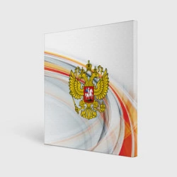 Холст квадратный Россия необъятная, цвет: 3D-принт
