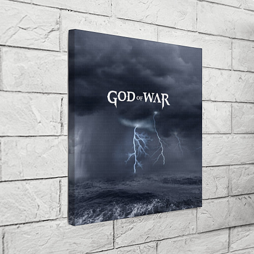 Картина квадратная God of War: Storm / 3D-принт – фото 3