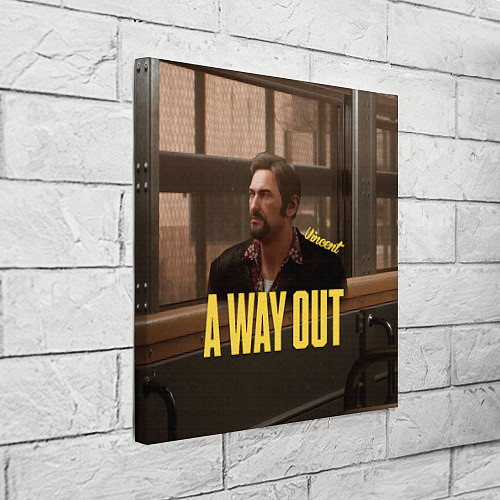 Картина квадратная Vincent: A Way Out / 3D-принт – фото 3