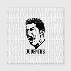 Холст квадратный Juve Ronaldo, цвет: 3D-принт — фото 2