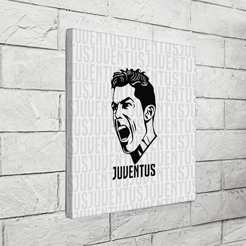 Картина квадратная Juve Ronaldo / 3D-принт – фото 3