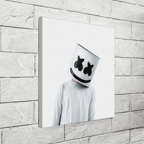 Картина квадратная Marshmallow: White Only / 3D-принт – фото 3