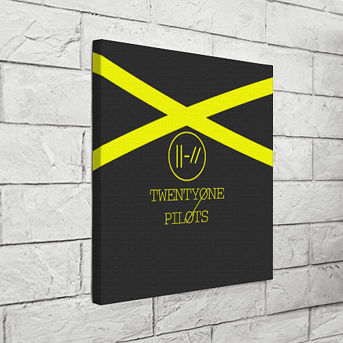 Картина квадратная Twenty One Pilots: Yellow Lines / 3D-принт – фото 3