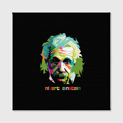 Холст квадратный Albert Einstein, цвет: 3D-принт — фото 2