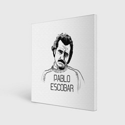 Холст квадратный Pablo Escobar, цвет: 3D-принт