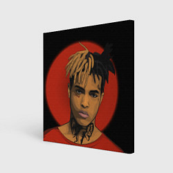 Холст квадратный XXXTentacion: Red Sun, цвет: 3D-принт