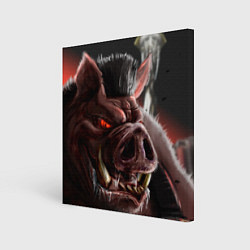 Картина квадратная Duke Nukem Pig