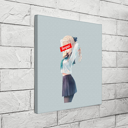 Картина квадратная Senpai School Girl / 3D-принт – фото 3