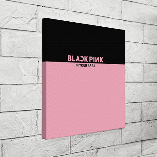 Картина квадратная Black Pink: In Your Area / 3D-принт – фото 3