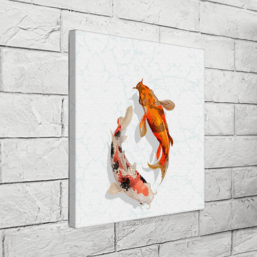 Картина квадратная Рыбы удачи / 3D-принт – фото 3