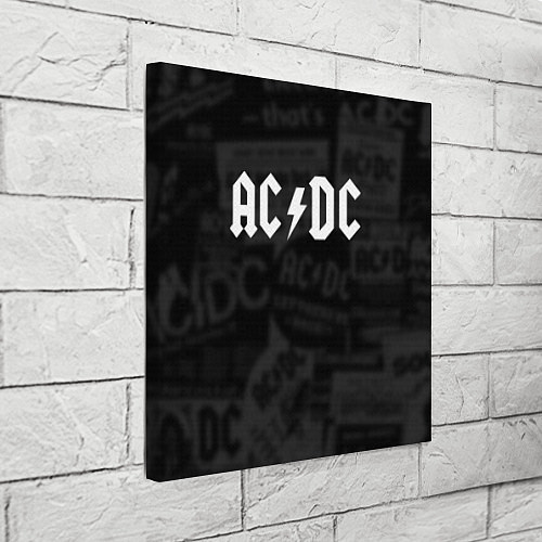 Картина квадратная AC/DC: Black Rock / 3D-принт – фото 3