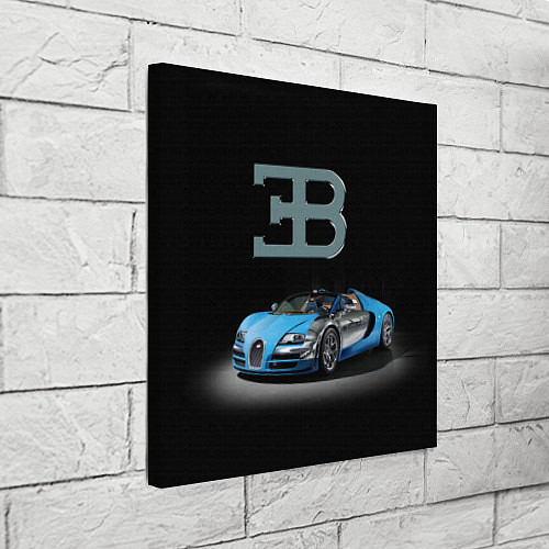 Картина квадратная Bugatti - motorsport extreme / 3D-принт – фото 3