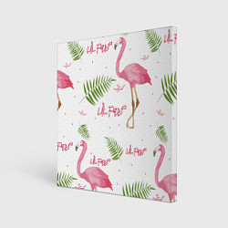 Картина квадратная Lil Peep: Pink Flamingo