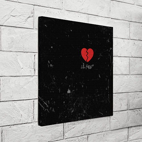 Картина квадратная Lil Peep: Broken Heart / 3D-принт – фото 3