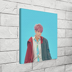 Холст квадратный BTS Jungkook, цвет: 3D-принт — фото 2