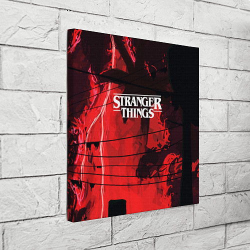 Картина квадратная Stranger Things: Red Dream / 3D-принт – фото 3