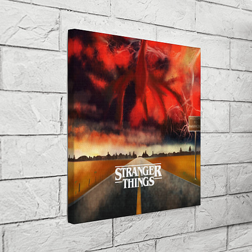 Картина квадратная Stranger Things: Road to Dream / 3D-принт – фото 3