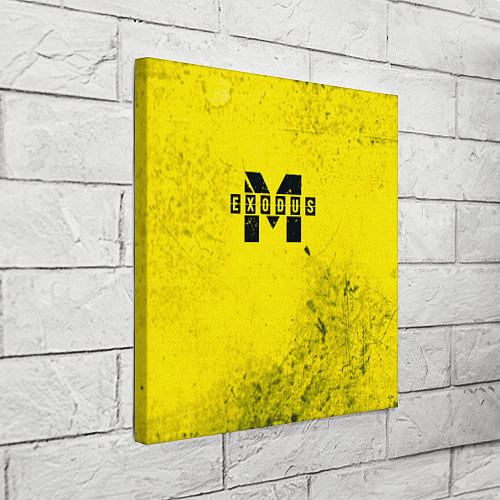 Картина квадратная Metro Exodus: Yellow Grunge / 3D-принт – фото 3