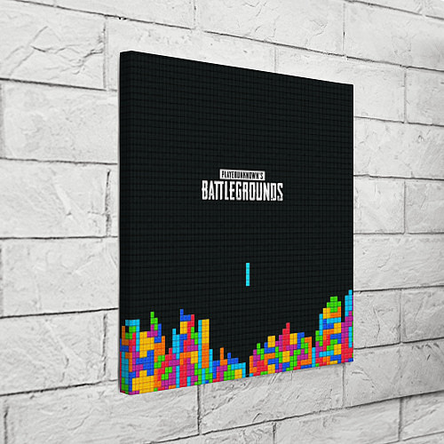 Картина квадратная PUBG: Tetris / 3D-принт – фото 3