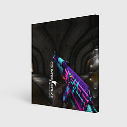 Холст квадратный Counter-Strike, цвет: 3D-принт