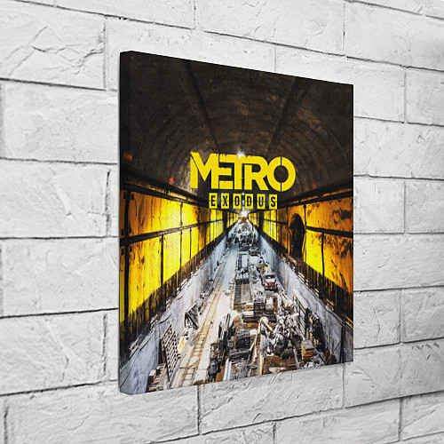 Картина квадратная METRO EXODUS EXCLUSIVE / 3D-принт – фото 3