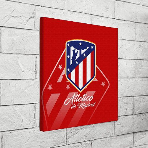 Картина квадратная ФК Атлетико Мадрид / 3D-принт – фото 3