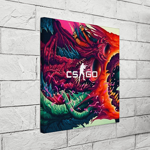 Картина квадратная CS:GO Hyper Beast Skin / 3D-принт – фото 3