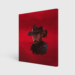 Холст квадратный Red Dead Redemption, цвет: 3D-принт