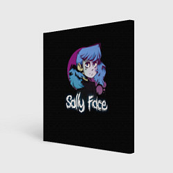 Холст квадратный Sally Face: Dead Smile, цвет: 3D-принт