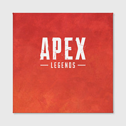 Холст квадратный Apex Legends: Red Logo, цвет: 3D-принт — фото 2