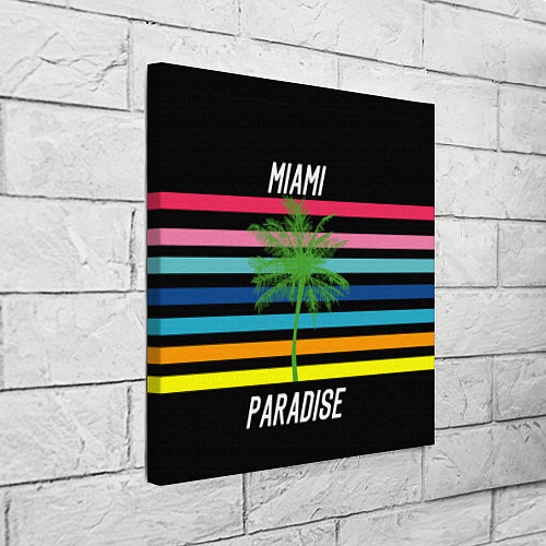 Картина квадратная Miami Paradise / 3D-принт – фото 3