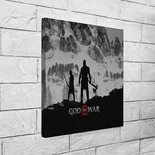 Картина квадратная God of War: Grey Day / 3D-принт – фото 3